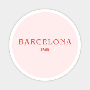 Barcelona Spain Magnet